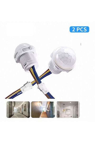 Choice 2 PCS Motion Sensor AC 220V 110V LED PIR Infrared Detector IR Infrared Motion Sensor Switch Adjustab