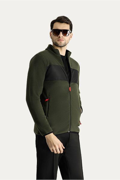 Kiğılı Fleece Sweatshirt - Zippered