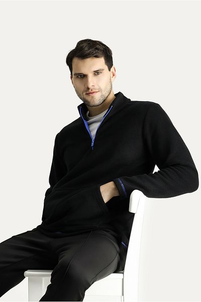 Kiğılı Half Zipper Fleece Sweatshirt