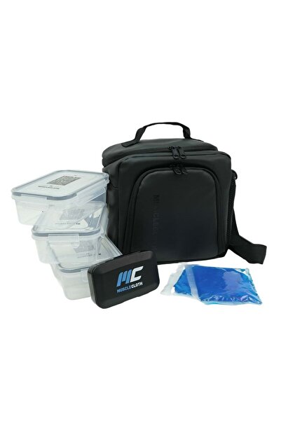 MUSCLECLOTH Elite Termo Çanta Seti Siyah