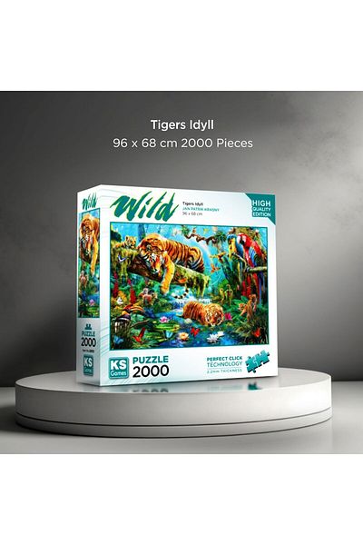 Ks Games 2000 Piece Tigers Puzzle