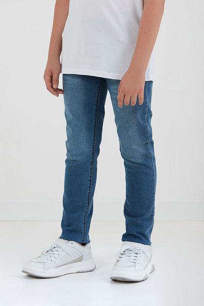 Fulla Moda Antique Look Zippered Boy's Trousers