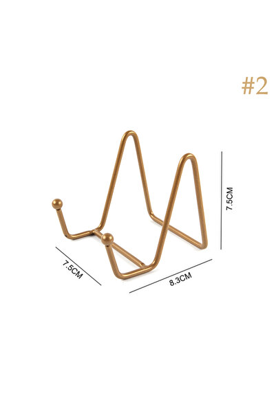 Choice5 2 1pc Plate Display Stand ture Easel Metal Plate Stands Holder Displa...