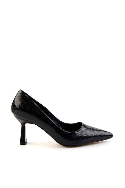 Bambi Pantofi cu toc clasici de damă negri K01058124007