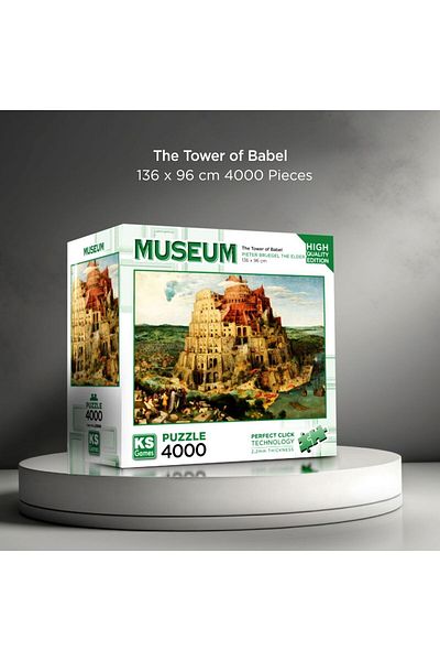 Ks Games 4000 Piece Babylon Tower Puzzle