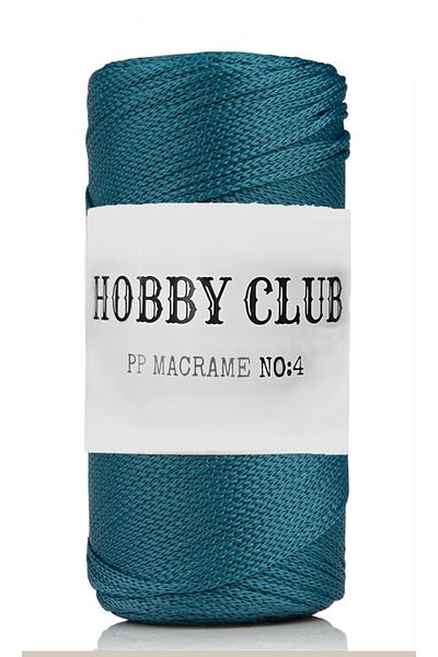 hobby club Premium 200 γραμμάρια Πολυεστερικό νήμα μακραμέ 238 Βενζίνη 2 mm - 230 μέτρα