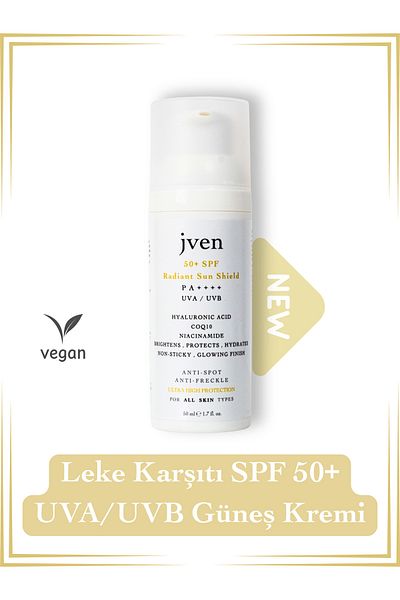 jven cosmetics Radiant Sun Shield 50 Spf Pa Uva/Uvb Anti-Blemish Sun Cream 50 ml