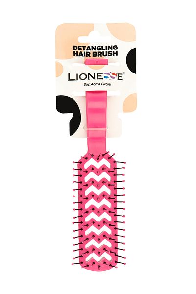 Lionesse Hair Lightening Brush 8832-Pink
