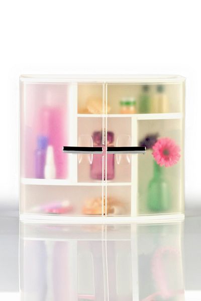 Prima Nova Dulap pentru medicamente pentru baie Transparent Natural