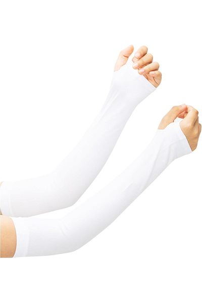 Deli Unisex Ice Sleeves (White)/Arm Protector Pair