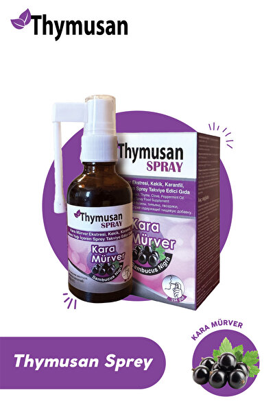 Thymusan Tymusan Sambucus /( Karma Mürver & Kekik & Karanfil) Sprey