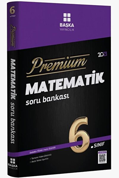 2022 Premium 6. Sınıf Matematik Soru Bankası / Sadettin Fidan / Başka Yayıncılık / 9789757225546