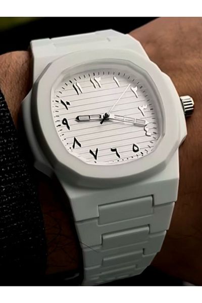 MACON Arabic Aura Watch White