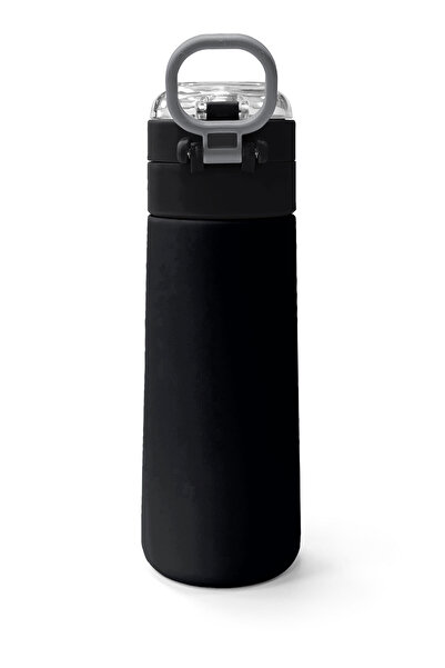 Coral High Kids Black Straw and Direct Drinking Steel Thermos 500 ml 31827