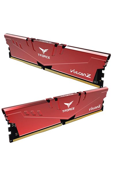 TEAM T-Force Vulcan Z Red 32Gb 2X16Gb 3200Mhz Cl16 Ddr4 Gaming Ram (Tlzrd432G3200Hc16Fdc01)