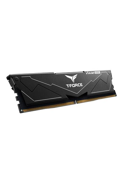 TEAM T-force Vulcan Black 16gb 1x16gb 6000mhz Ddr5 Cl38 Gaming Ram (FLBD516G6000HC38G01)