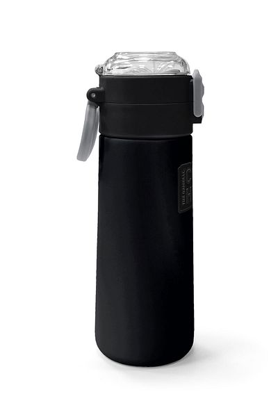 Coral High Kids Black Straw and Direct Drinking Steel Thermos 500 ml 31827