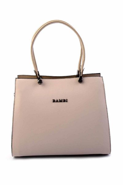 Bambi Beige Women's Shoulder Bag C06636430804