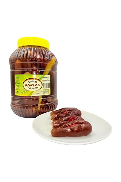 çubuk kaplan turşuları 5 Kg Dolma Patlıcan Turşusu - Ev Yapımı Doğal Fermanta...