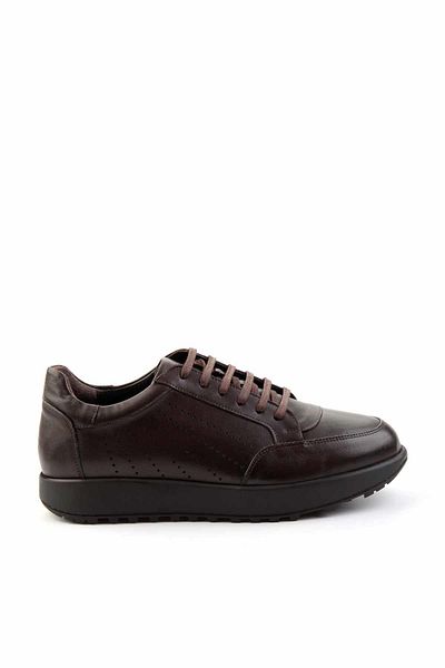 Bambi Brown Leather Men's Casual Shoes E01757711103