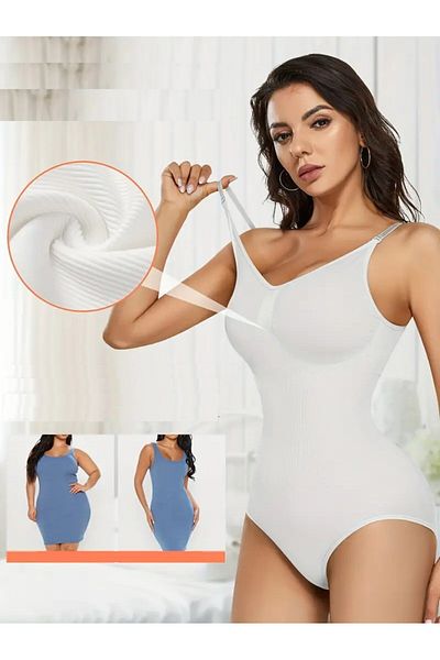 MİSTİRİK Mamey Model Waist Belly and Abdomen Firming Seamless Snap Fastener Corset White Color8