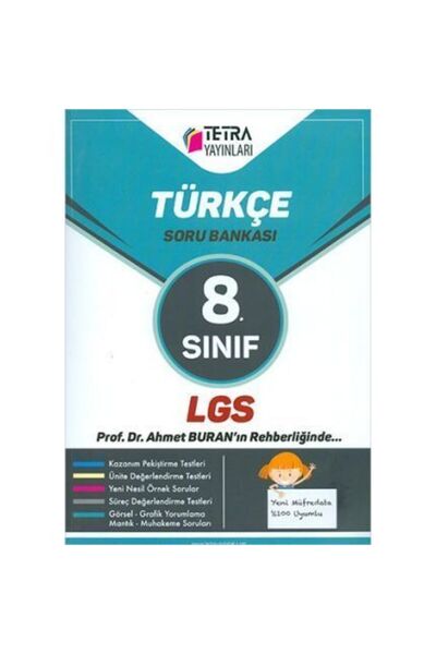 TETRA Yayınları Türkçe 8.sınıf Lgs Soru Bankası
