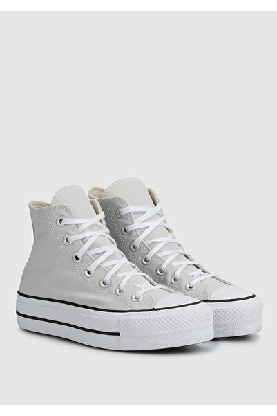 Converse Чак Тейлор All Star Lift HI Barely Gri Жіночі кросівки A08287C
