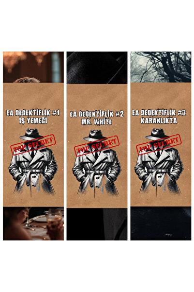 Genel Markalar 3lü Dedektif Oyunu Seri Katil Davası, Suçluyu Bulma, Çözülemey...