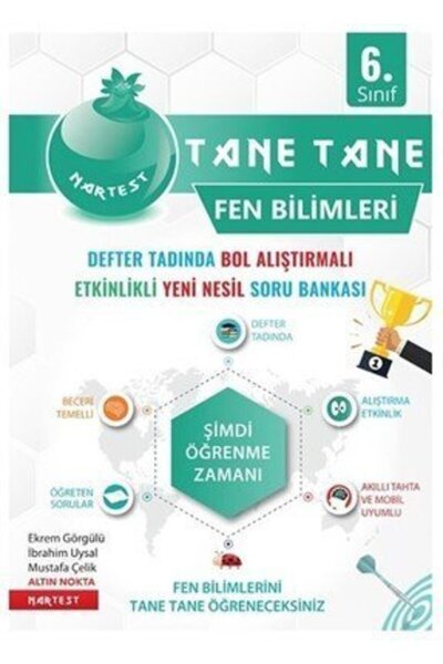 Nartest Yayınevi Nartest 6.sınıf Yeşil Defter Tadında Tane Fen Bilimleri