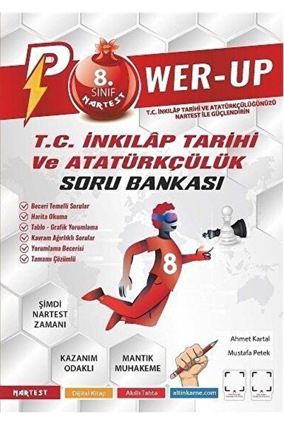 Nartest Yayınları Nartest 8.sınıf Power-up T.c. Inkilap Tarihi Ve Atatürkçülü...