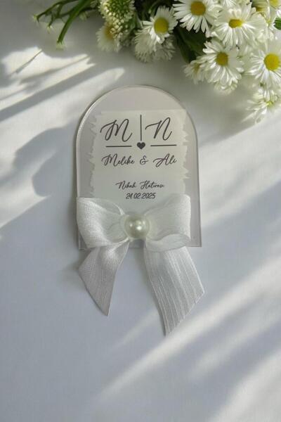 Hediyelen Söz Nişan Düğün Hediyesi Oval Şeffaf Pleksi Magnet (10 Adet) sffovl3