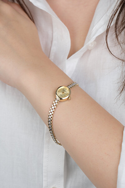 Arpaş 14 Ayar Altın Şeritli Saatli Bileklik 946