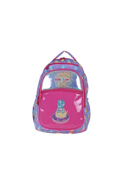 KAUKKO L5069 Kids&love Pineapple Rucsac Hologram din piele lacuita