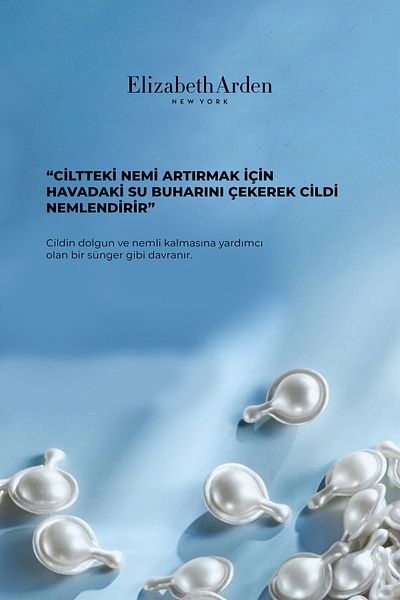 Elizabeth Arden Intensive Moisturizing & Plumping Serum - Hyaluronic Acid Ceramide Capsules 30Pcs