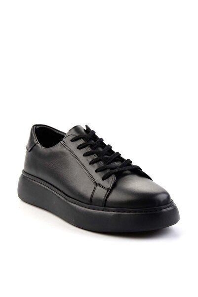 Bambi Siyah Leather Erkek Casual Ayakkabı E01439600241