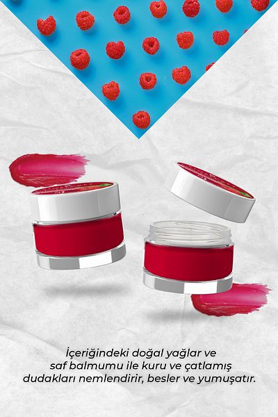 Biosecret The Balm Shea Butter Lip Balm (Frambuaz) 10ml Bio88