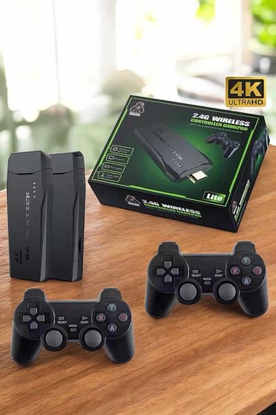 AC BOX Gaming Atari 2.4g Compatible Wireless Dual Arm Game Stick