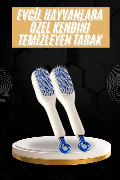 LiderGlobal Easy Clean Brush Pet Dedicated Deshedding