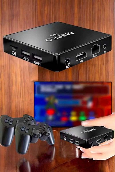 AC BOX Game console dual joystick 1000 games tv box netflix youtube arcade
