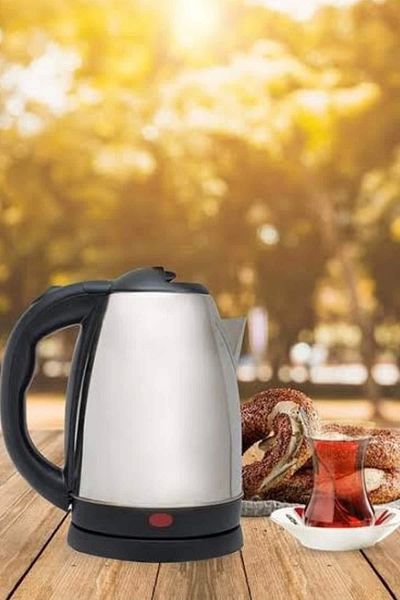 storeks Kettle C F Type 220-240V Stainless Steel Electric Wired Automatic Power Off