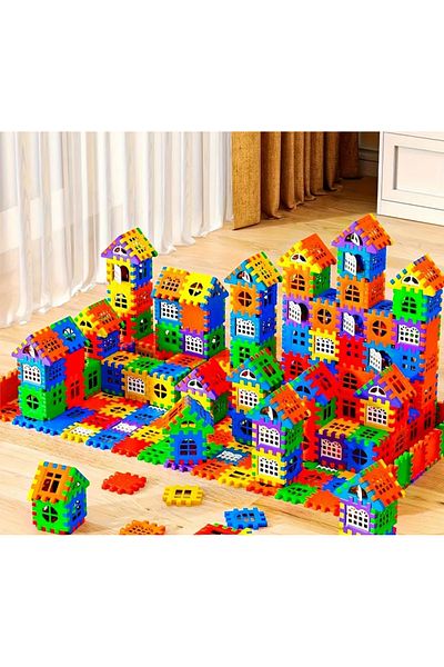 Royev 72 Piece Colorful Educational Block Set Intelligence Developing Building Game