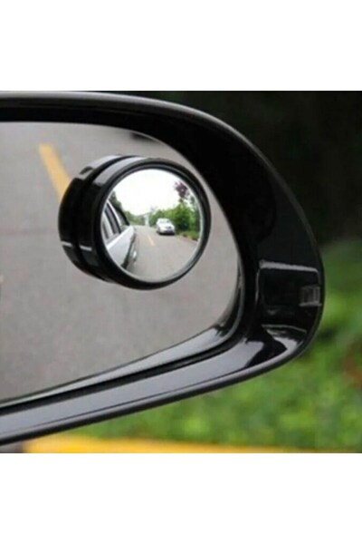 ForWhat مجموعة مرايا الرؤية الخلفية للسيارة ذات الزاوية الواسعة غير المثبتة على السيارة 2 قطعة لعربة مكتب المنزل والمكتب