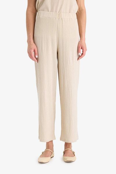 DeFacto Flexible Taille Gerade Bein Wickel Capri Hose F6166AX25SM