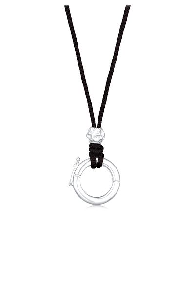 KUZZOI Necklace Nylon Charmträger 925 Sterling Silber