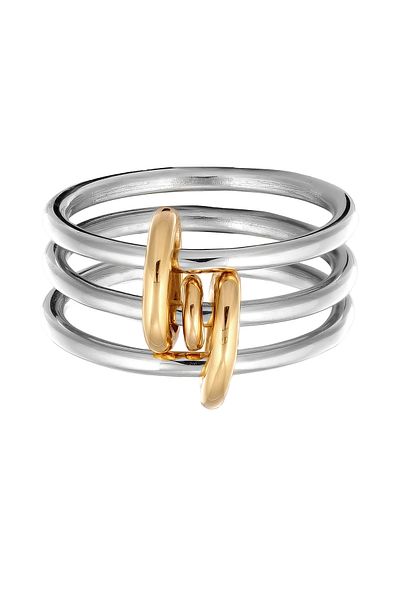 ELLI Ring Elli Ring ohne Steine Damen Knoten 925 Sterling Silber Party/Silber