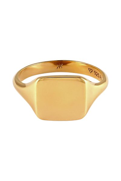 KUZZOI Ring Siegelring 925 Sterling Silber