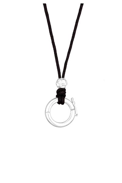 KUZZOI Necklace Nylon Charmträger 925 Sterling Silber