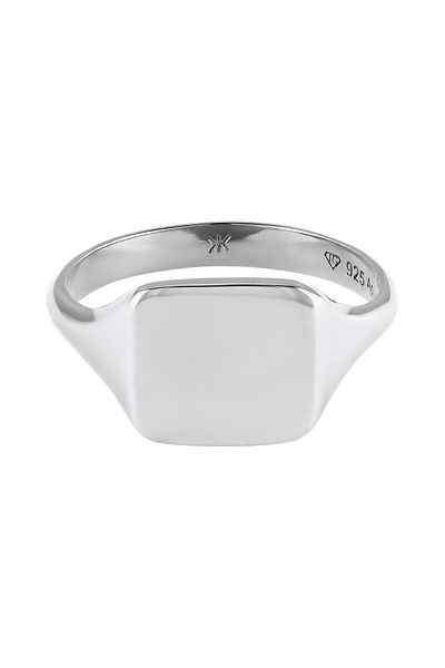 KUZZOI Ring Siegelring 925 Sterling Silber