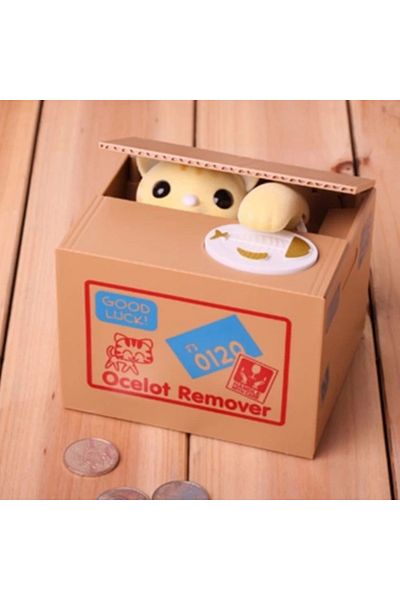 Lenaca Thief Money Stealing Cat Piggy Bank