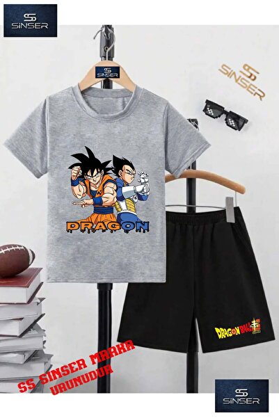 SS SİNSER Tricou cu gât rotund imprimat special pentru copii cu textul „DRAGO...